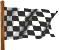 Flagge Autorennen